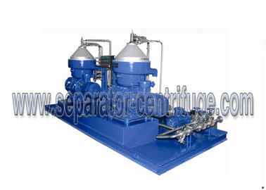 Fuel Oil Centrifuge Disc Stack Centrifuges , 2000LPH 3 Phase Separator