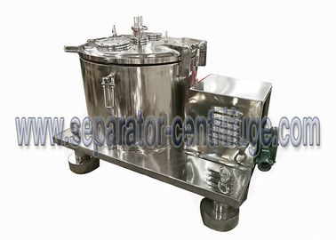 Flat Type Hemp Oil Ethanol Extraction Machine , Centrifuge Machine With Filter Bag