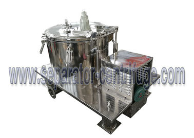 Plate Top Discharge Food Centrifuge / Basket Centrifuges For Separating Suspensions
