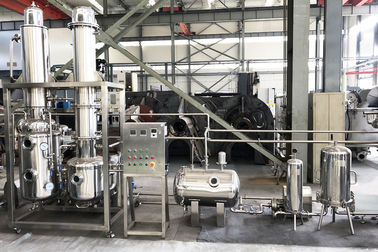 Stainless steel CBD extraction system line with Rotary Evaporator falling film evaporator distillation system