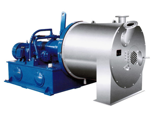 Safety-Control Pusher Centrifuge for Nitrate Crystal Dewatering