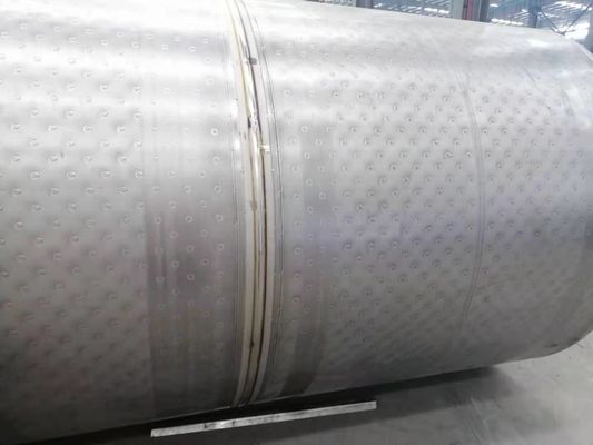 600L Stainless Steel  Beer Fermentation Tank With Pillow Plate