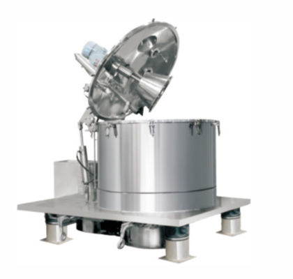 PLC Control Stainess Steel Basket Scraper Bottom Discharge Pharmaceutical Centrifuge