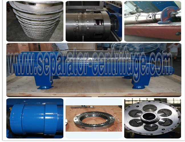 3 Phase Liquid Solid Separation Decanter Centrifuge , Centrifugal Machine