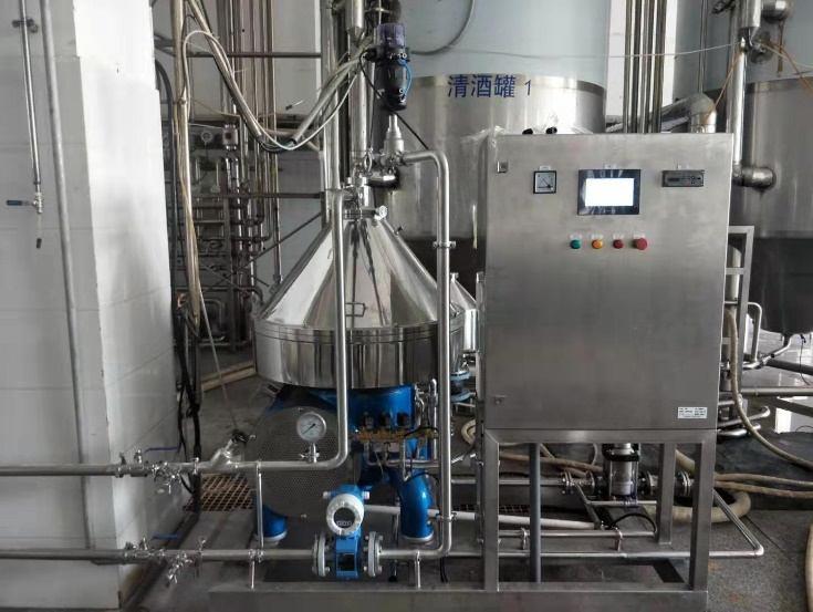 PLC Control Craft Beer Separation Disc Type Separator with Pressure ...